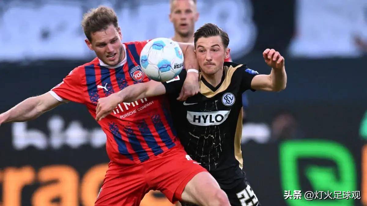 5场比分预测！德甲：埃沃斯堡VS海登海姆，哈马比VS代格福什